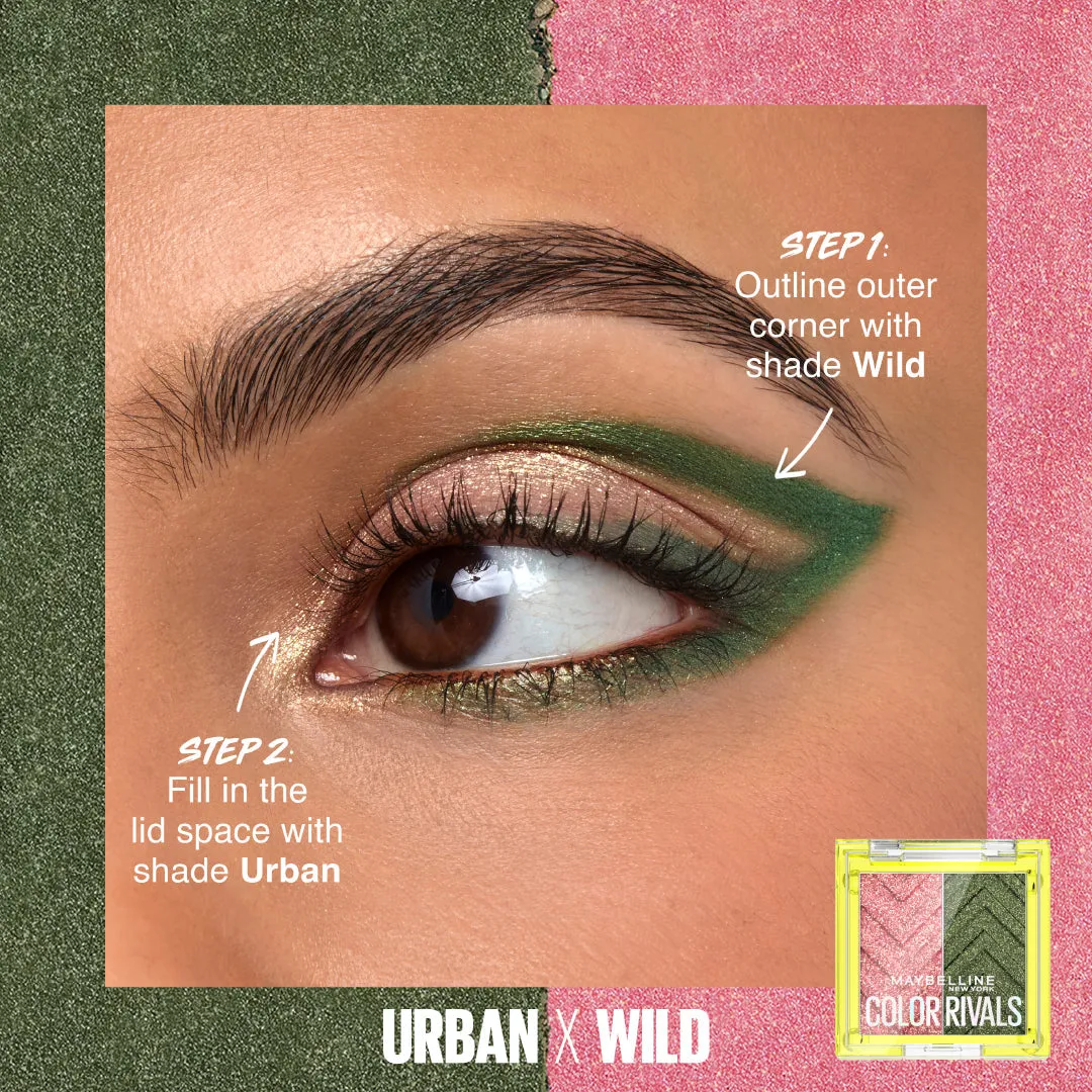 Maybelline New York Color Rivals Eyeshadows Urban X Wild