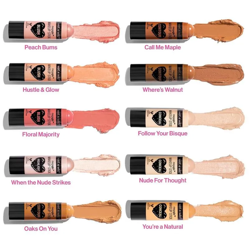 Megaglo Makeup Stick Conceal and Contour Brown Where'S Walnut?