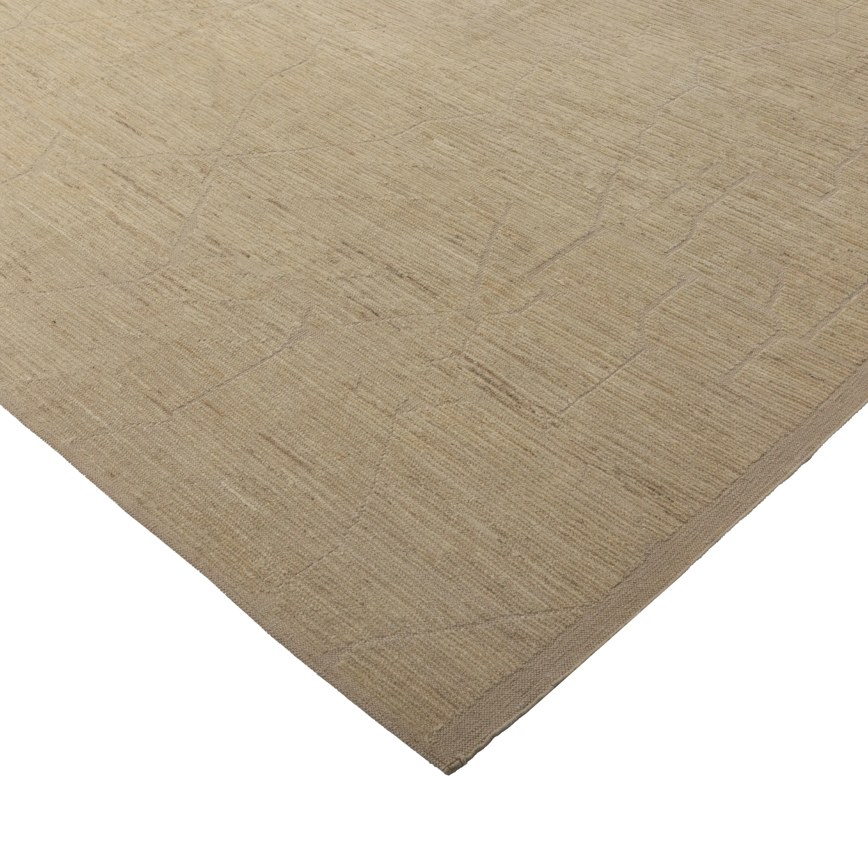 Natural Zameen Transitional Wool Rug- 8'7" x 10'1"