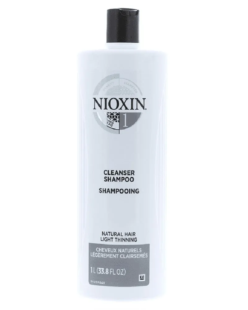 Nioxin System 1 Cleanser Normal to Thin-Looking Hair Shampooing 1L