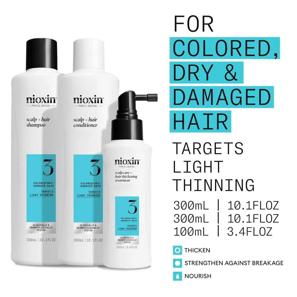 Nioxin System Kit 3 - Color Treated With Light Thinning