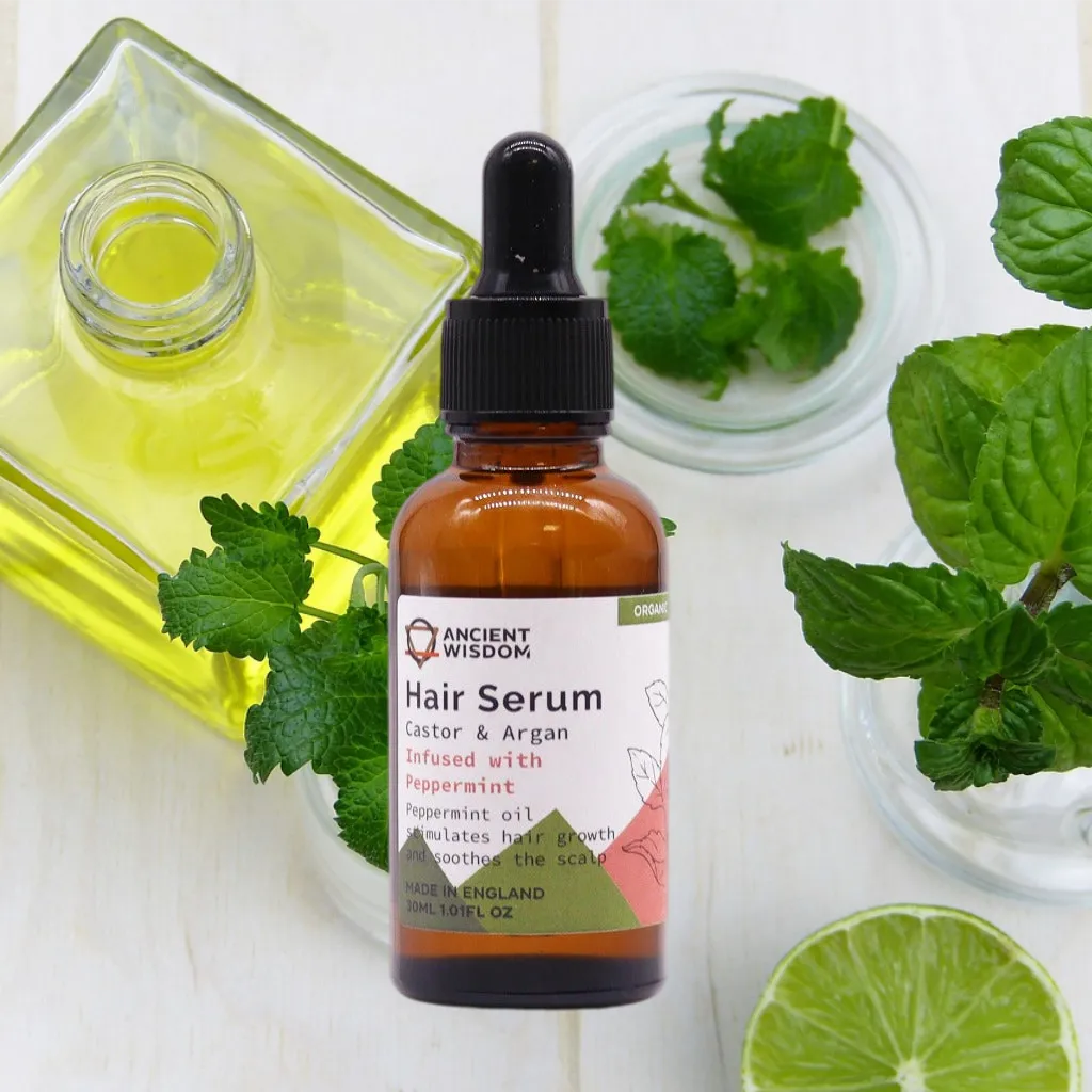 Organic Hair Serums - Vegan-Friendly - Argan Oil & Pure Essential Oils