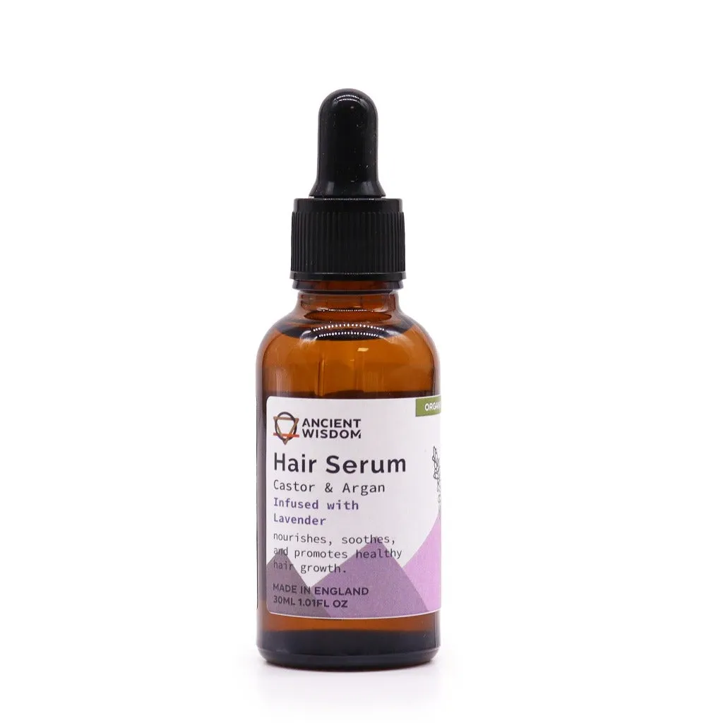 Organic Hair Serums - Vegan-Friendly - Argan Oil & Pure Essential Oils