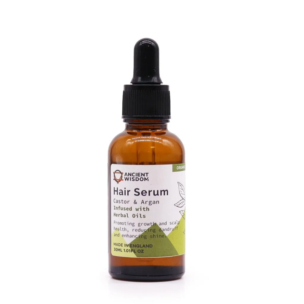 Organic Hair Serums - Vegan-Friendly - Argan Oil & Pure Essential Oils