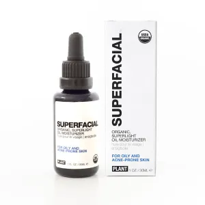 Plant Apothecary SuperFacial Organic Oil Moisturizer for Oily and Acne-Prone Skin