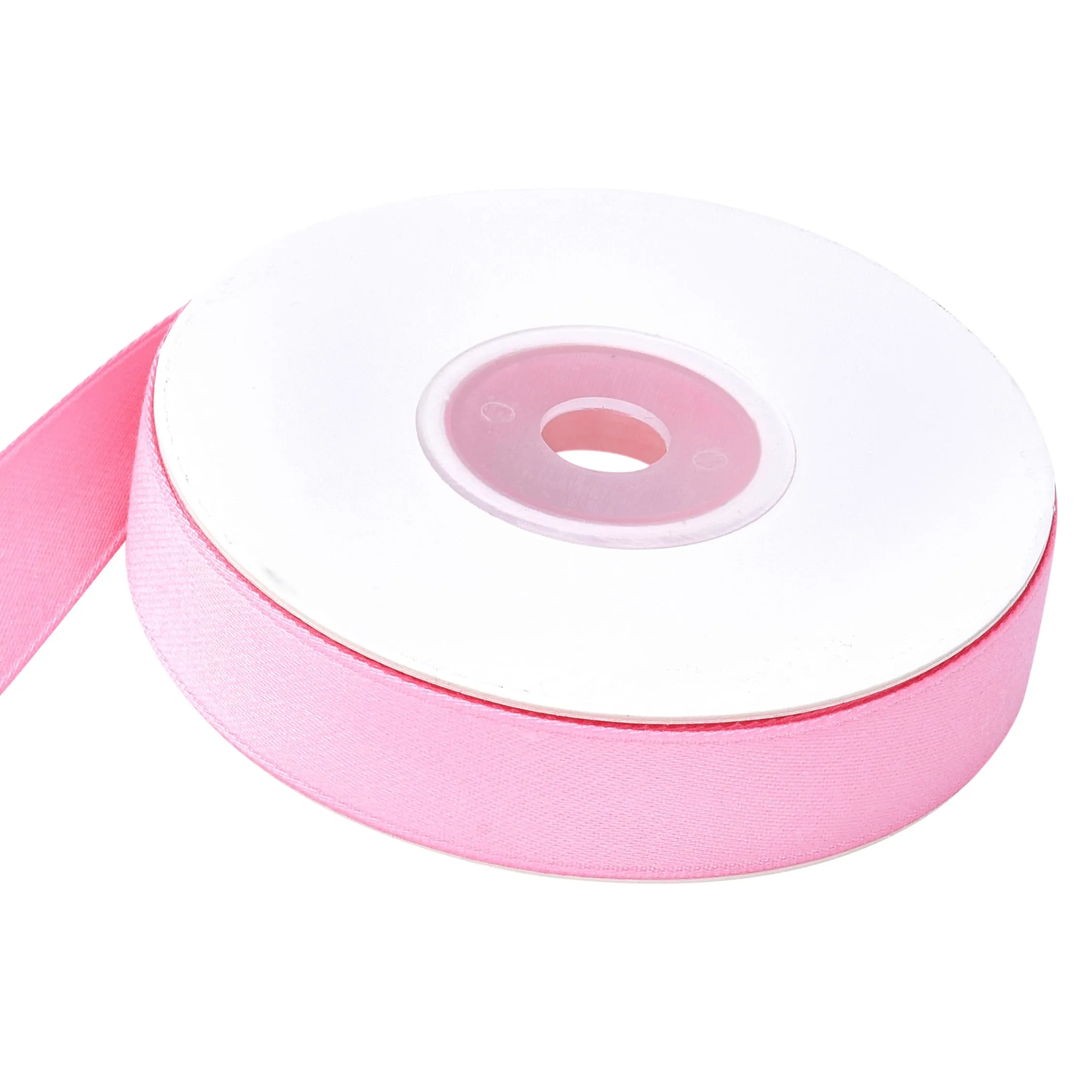 Satin Ribbons Light Pink (06 Inx30ft) - Ideal For Diy, Craft And Sewing