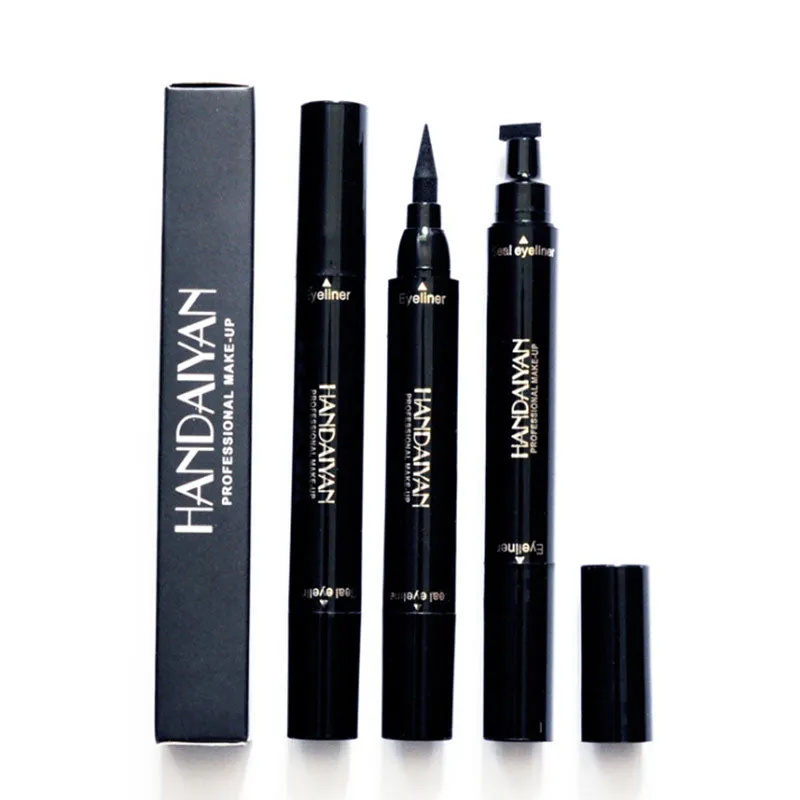 Stamp Eyeliner Pencils Double-end Long Lasting Liquid Waterproof Pencil