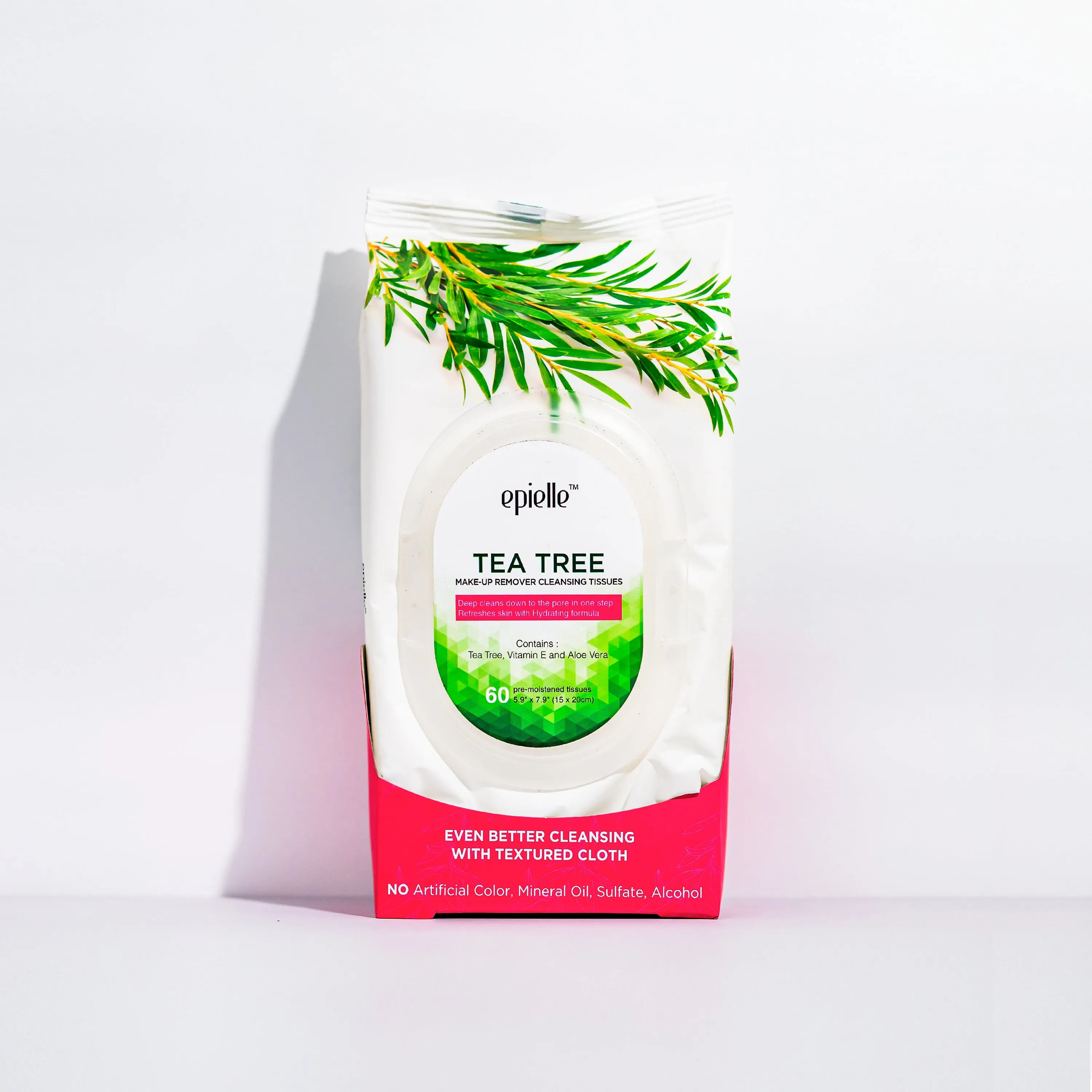 Tea Tree Make-Up Remover Cleansing Tissues | 60ct