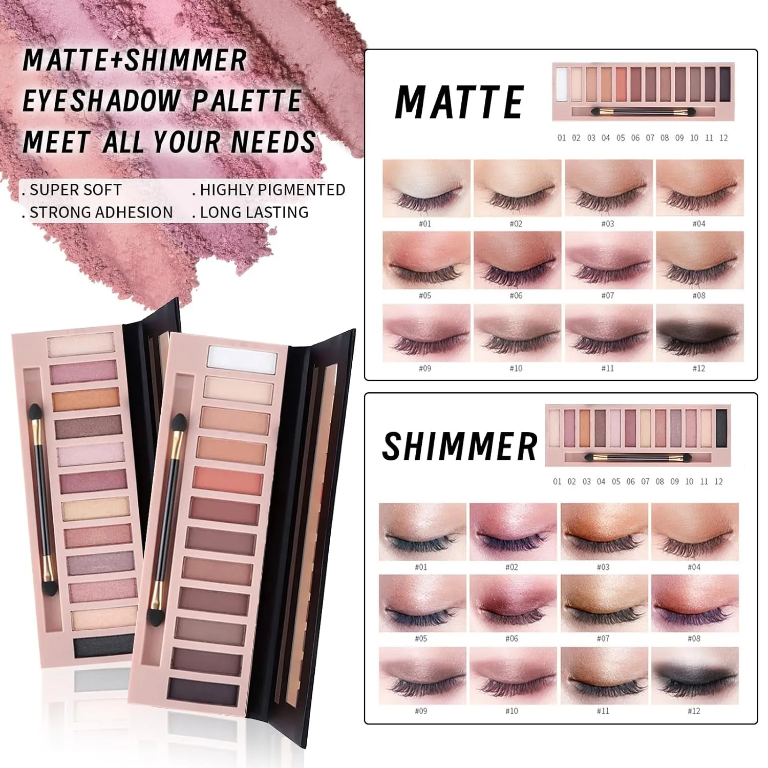 Ultimate All-in-One Makeup Kit for Women and Teens: Palette with Eyeshadow, Foundation, Lip Gloss & More