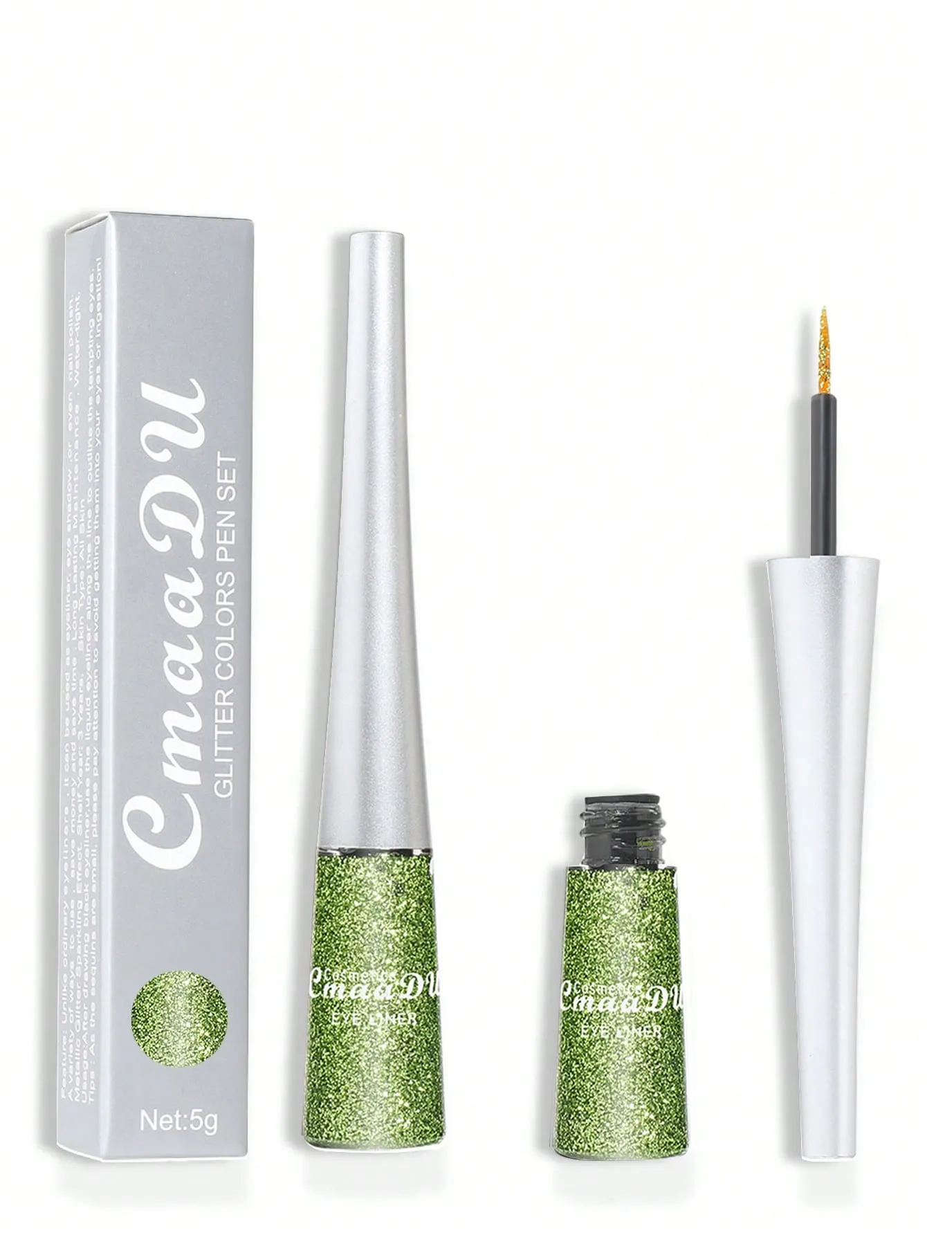 Waterproof Glitter Liquid Eyeliner, Long-lasting Eyeliner Pen, Easy To Color Y2K Eye Shadow