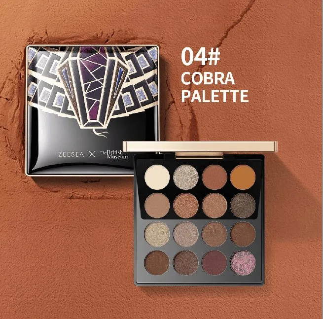 ZEESEA X THE BRITISH MUSEUM Enchanting Egypt Eyeshadow Palette 16 Shades